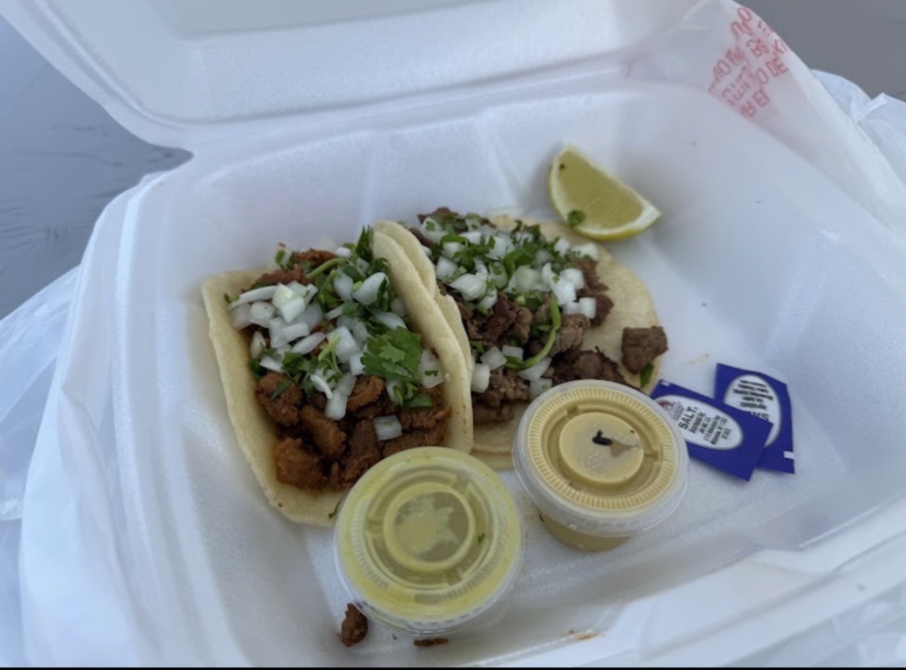 Authentic Taco Mateo street tacos